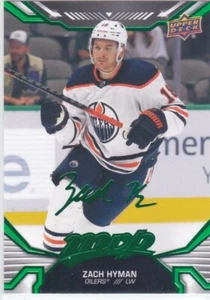 2022/23 MVP..ZACH HYMAN..GREEN SCRIPT..SP..# 107..OILERS..COMBINED SHIP - Bild 1 von 1