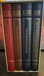 Harvey Penick w Bud Shrake, Game of Golf 4 Vol. Box Set, Easton Press Like New - Picture 1 of 11