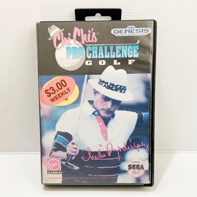 Chi Chi’s Pro Challenge Golf + Box - Sega Genesis - Tested & Working - Image 1 of 4