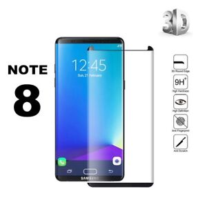 Case-friendly 3D Curved Tempered Glass Samsung Galaxy Note 20,9,8,Galaxy S9,S8