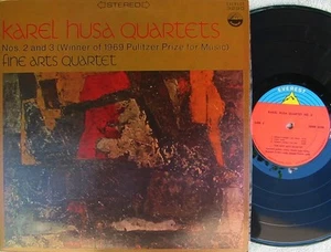 Fine Arts Quartet ORIG US LP Karel Husa Quartets Nos 2 & 3 Everest ’71 Classical - Picture 1 of 1