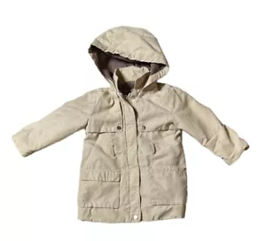 Preowned- Zara Babies Hooded Trench Jacket Kids (Size 2-3 Years) - Picture 1 of 8