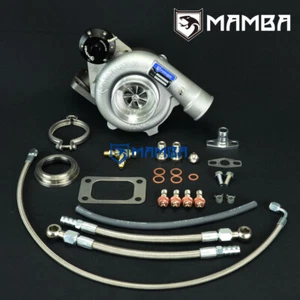 MAMBA 7+7 Rally 3" GTX2860R-49T Ball Bearing Turbocharger + .42 T3 V-Band 300HP - Picture 1 of 11