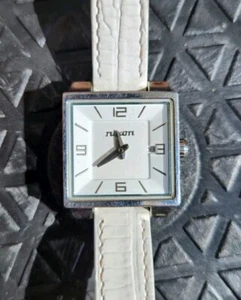 Nixon Downtown The Union Square White/Silver 25mm Women's Date Watch NEW BATTERY - Picture 1 of 10