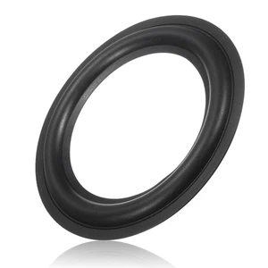 5'' Stereo Woofer Loudspeaker Speaker Parts Rubber Surround Repair Foam Black - Foto 1 di 7