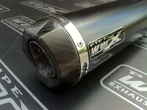 Triumph T595 1997 1998 Nero Polvere GP, Silenziatore Race In Carbonio - Foto 1 di 1