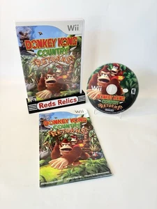 Donkey Kong Country Returns (Nintendo Wii, 2010) Complete CIB Very Good Cond - Picture 1 of 15
