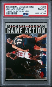 1998 Upper Deck MJ Living Legend Game Action Silver 3 /230 #G20 - PSA 8 - Bild 1 von 2