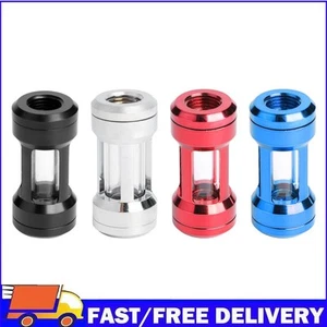 Computer Water Cooler Filter Dual G1/4 Threads Connector PC Metal Flow Filter - Afbeelding 1 van 15