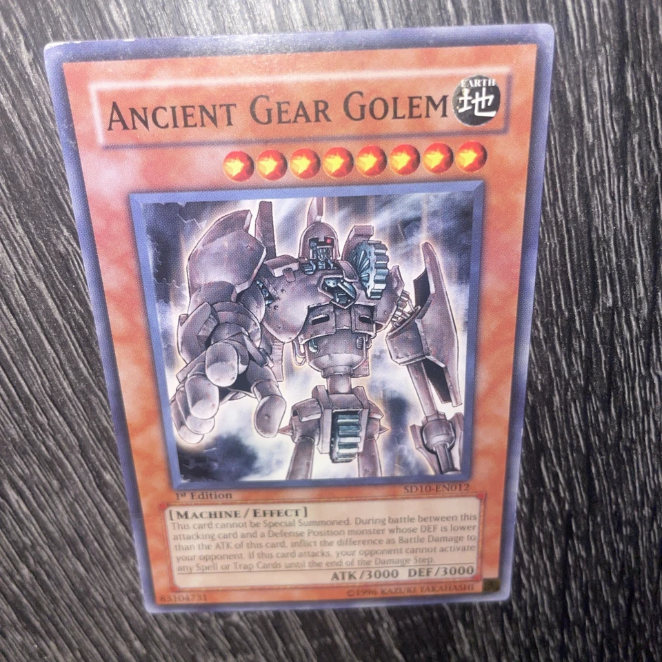 YUGIOH PSA 10 Ancient Gear Golem TLM-EN006 Ultimate Raro 1ª Edición *5616 Foto 1 de 4