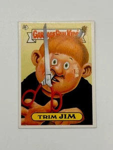 Garbage Pail Kids Trim Jim #4 2012 pegatinas adicionales edición limitada promoción perdida - Imagen 1 de 3