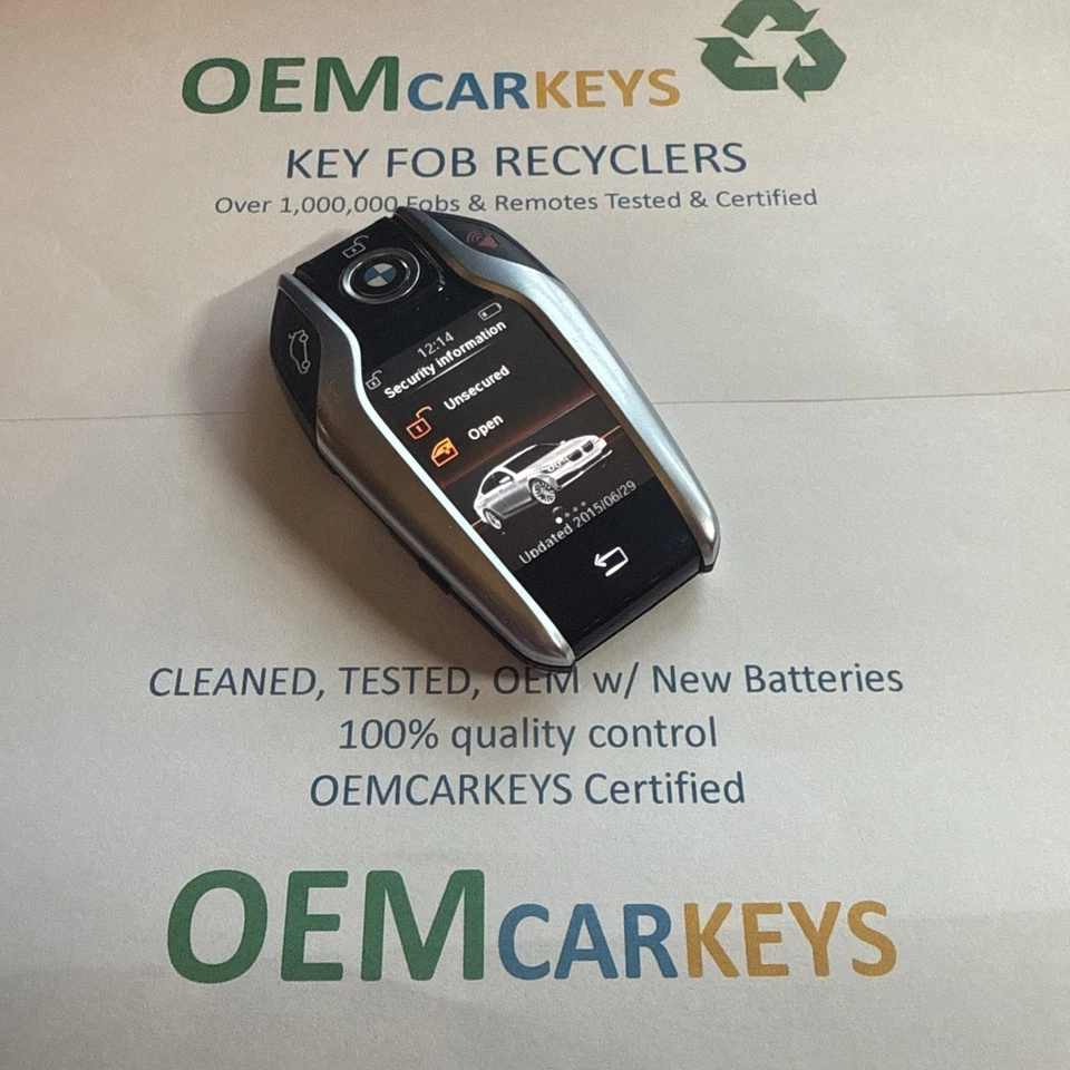 2016 2017 2018 2019 BMW LCD 740i 750i SERIES CHAVE DE EXIBIÇÃO TELA INTELIGENTE 6820876-01 - Imagem 1 de 4