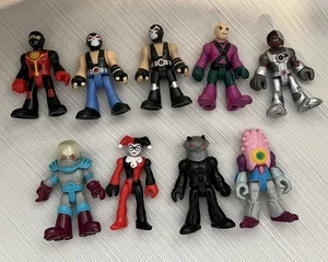 Lot of 9 Imaginext DC Super Friends Figures Mixed Great Lot - Picture 1 of 1