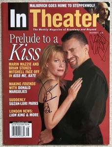 Marin Mazzie Brian Stokes Mitchell Signed In Theater Magazine Kiss Me, Kate 1999 - Picture 1 of 7
