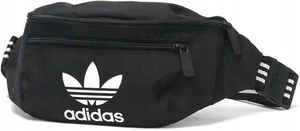Adidas Originals Adicolour Black Waist Bag AC Side Festival Bum Bag Running Belt - Picture 1 of 10