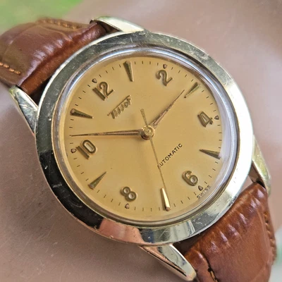 Vintage TISSOT men's automatic watch cal.23.3 R-21 10K GF swiss 1956 - image 1 of 4