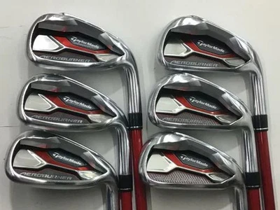 TaylorMade Aeroburner Iron Set 5-9,Pw 6pc Flex Stiff TM7-415 Graphite - Image 1 of 4