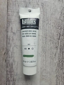 Liquitex Heavy Body Acrylic Artist Paint 2-Fl Oz Tube ~ Chromium Oxide Green - Picture 1 of 1