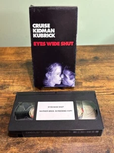 Eyes Wide Shut VHS 1999 FYC Academy Screener Stanley Kubrick Film Cruise Kidman - Picture 1 of 10
