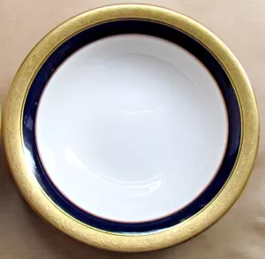 ROYAL WORCESTER DAVENHAM COBALT PATTERN 6⅝" CEREAL BOWL (11431) - Picture 1 of 2