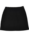 PHARD Womens Velour Mini Skirt W28 Medium Black Viscose AA67