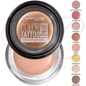 MAYBELLINE Color Tattoo 24Hr Waterproof Long Lasting Eyeshadow *CHOOSE SHADE* - Picture 1 of 29