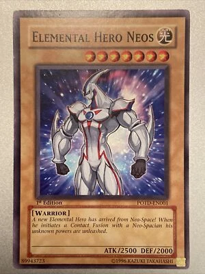 1x YuGiOh Elemental Hero Neos POTD-EN001 1st Edition Common Mint/Near Mint - Image 1 of 2