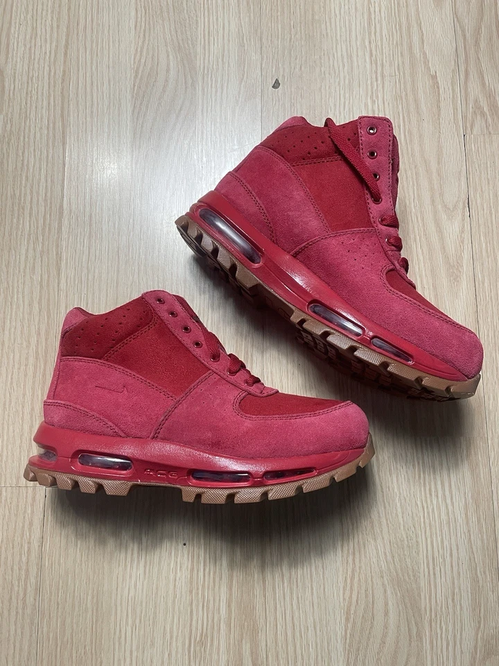 Nike Air Max Goadome (GS) ACG Youth Boots 311567-602 Gym Red, Gum Size 6.5 NEW - Image 1 of 4