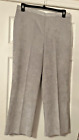 Alfred Dunner Women's Corduroy Pull-On Pants Gray Size 16 Proportioned Short