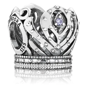 Nuevo Dije Cuentas de Plata Esterlina Princesa Anna Corona Pandora de los Parques Disney - Imagen 1 de 3
