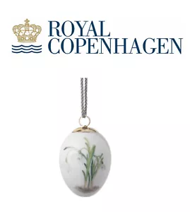 Royal Copenhagen Uovo di Pasqua 2021 Goccia di Neve 6 cm / 2,36 Pollici NUOVO Confezione Regalo - Foto 1 di 14