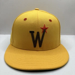 Hat Club x New Era 1974 Washington Stars What If? Prototype Cap Sz 7 Yellow - Picture 1 of 9