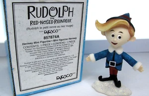 Enesco Rudolph and the Island of Misfit Toys HERMEY Mini Figure 857874A + Box - Picture 1 of 4