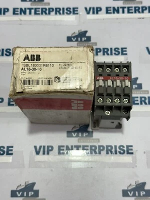 ABB AL16-30-10 POWER CONTACTOR 24VDC 30AMP FREE FAST SHIPPING - Image 1 of 4