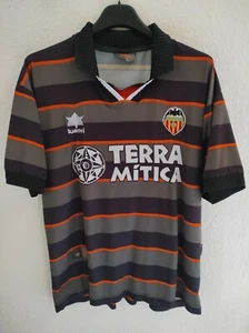 VALENCIA CF 1999-2000 third Terra Mítica camiseta shirt trikot maillot maglia L - Picture 1 of 6