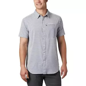 Columbia Herren Twisted Creek II kurzarmiges Shirt marineblau gestreift Größe XXL - Bild 1 von 1