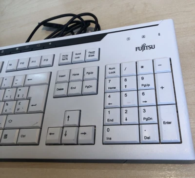 Fujitsu Tastatur KB521 - USB - Grau - Bild 1 von 3