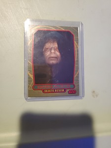 2012 Star Wars Galactic Files EMPEROR PALPATINE #161 Red Parallel #'d 04/35
