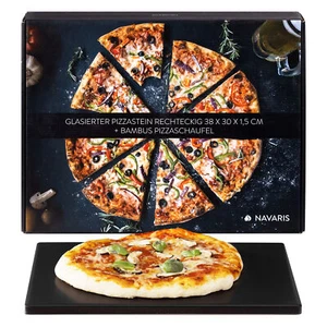 Piedra para pizza o pan de cordierita rectangular para horno parrilla o barbacoa - Imagen 1 de 7
