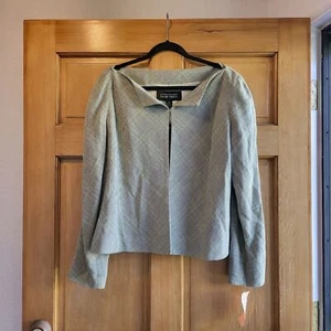 Ellen Tracy Size 16 Open Front Blazer Jacket - Picture 1 of 8