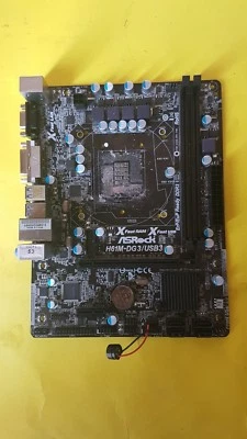 scheda madre asrock H61M DG3 /USB3  DDR3 LGA1155  SOCKET 775 per ricanbi - Immagine 1 di 2