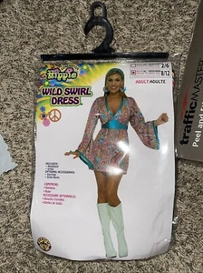 Wild Swirl Dress, 60'S Revolution Mod, M/L 8/12 Forum - Picture 1 of 7