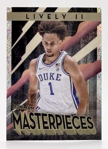 2022-23 Bowman Masterpieces Speckle Refractor Dereck Lively II RC Mavericks - Picture 1 of 2