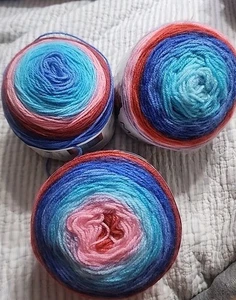 Lot Of 3 Discontinued PHOENIX MANDALA Lion Brand Yarn - Picture 1 of 10