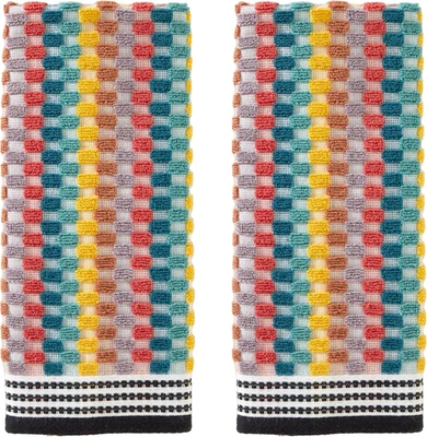 SKL Home Mid-Century Hand Towel Set, Multicolored, 2 Count - Image 1 of 4