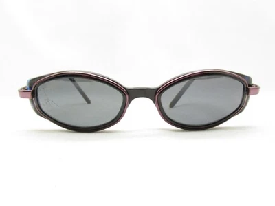 MAUI JIM PURPLE AND BLACK OVAL SPORTS WRAP EYEGLASSES FRAMES 48-130 120027 - Image 1 of 4