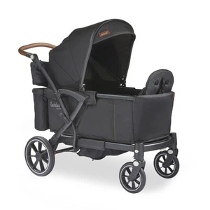 Larktale Sprout V2 Adjustable Stroller 2 Seater Wagon, 120 lb Capacity, Black - Picture 1 of 12