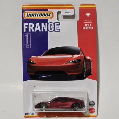 Tesla Roadster Matchbox France 2022 1/12 Foto 1 de 4