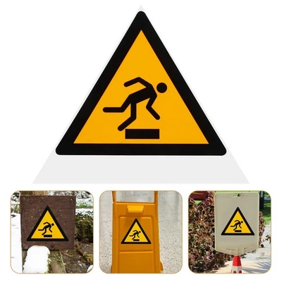  Safety Sign Cautionary Stickers Outdoor Warning Signs Adhesive Decals - Image 1 of 4