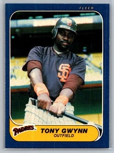 1986 Fleer #323 Tony Gwynn - Picture 1 of 2
